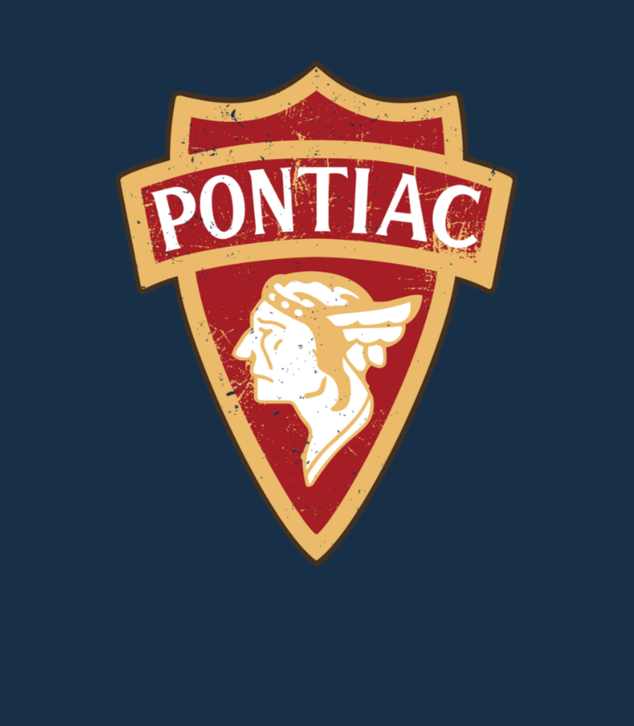 Distressed OG Pontiac Logo